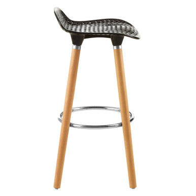 Matte Black Bar Stool | Stockholm