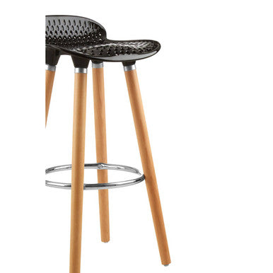Matte Black Bar Stool | Stockholm