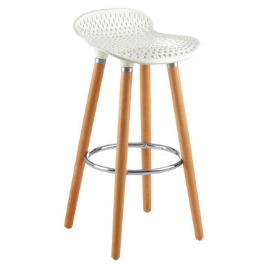Matte White Bar Stool | Stockholm