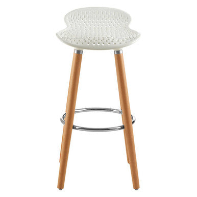 Matte White Bar Stool | Stockholm