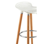 Matte White Bar Stool | Stockholm
