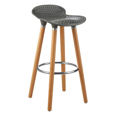Grey Pp Seat Bar Stool | Stockholm