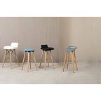 Grey Pp Seat Bar Stool | Stockholm