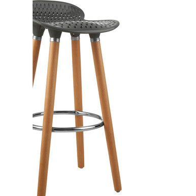 Grey Pp Seat Bar Stool | Stockholm