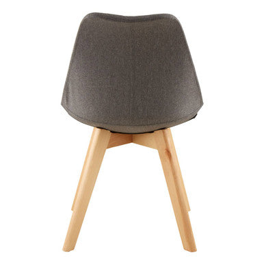 Grey Diamond Pattern Dining Chair | Stockholm