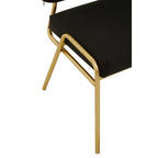 Black Linen Chair | Lexa