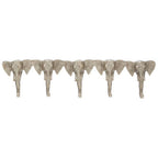 5 Hook Elephant Head Hanger | Safari