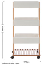 4 Tier Storage Trolley | Nostra