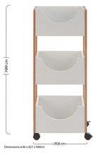 3 Tier Storage Trolley | Nostra