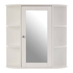 Seven Shelf Mirrored Door Bathroom Cabinet | Portland