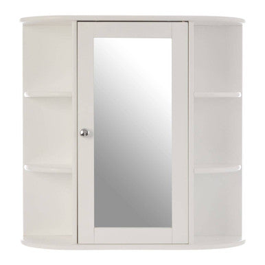 Seven Shelf Mirrored Door Bathroom Cabinet | Portland