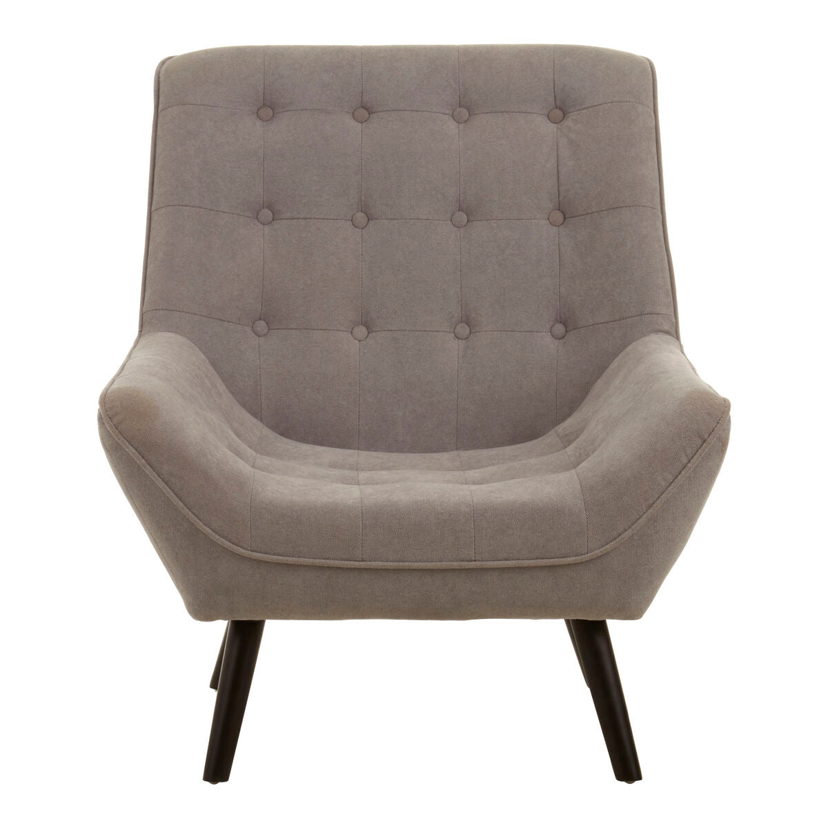 Grey Linen Effect Accent Chair | Stockholm