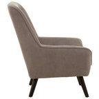 Grey Linen Effect Accent Chair | Stockholm