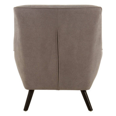 Grey Linen Effect Accent Chair | Stockholm