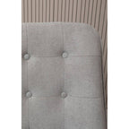 Grey Linen Effect Accent Chair | Stockholm