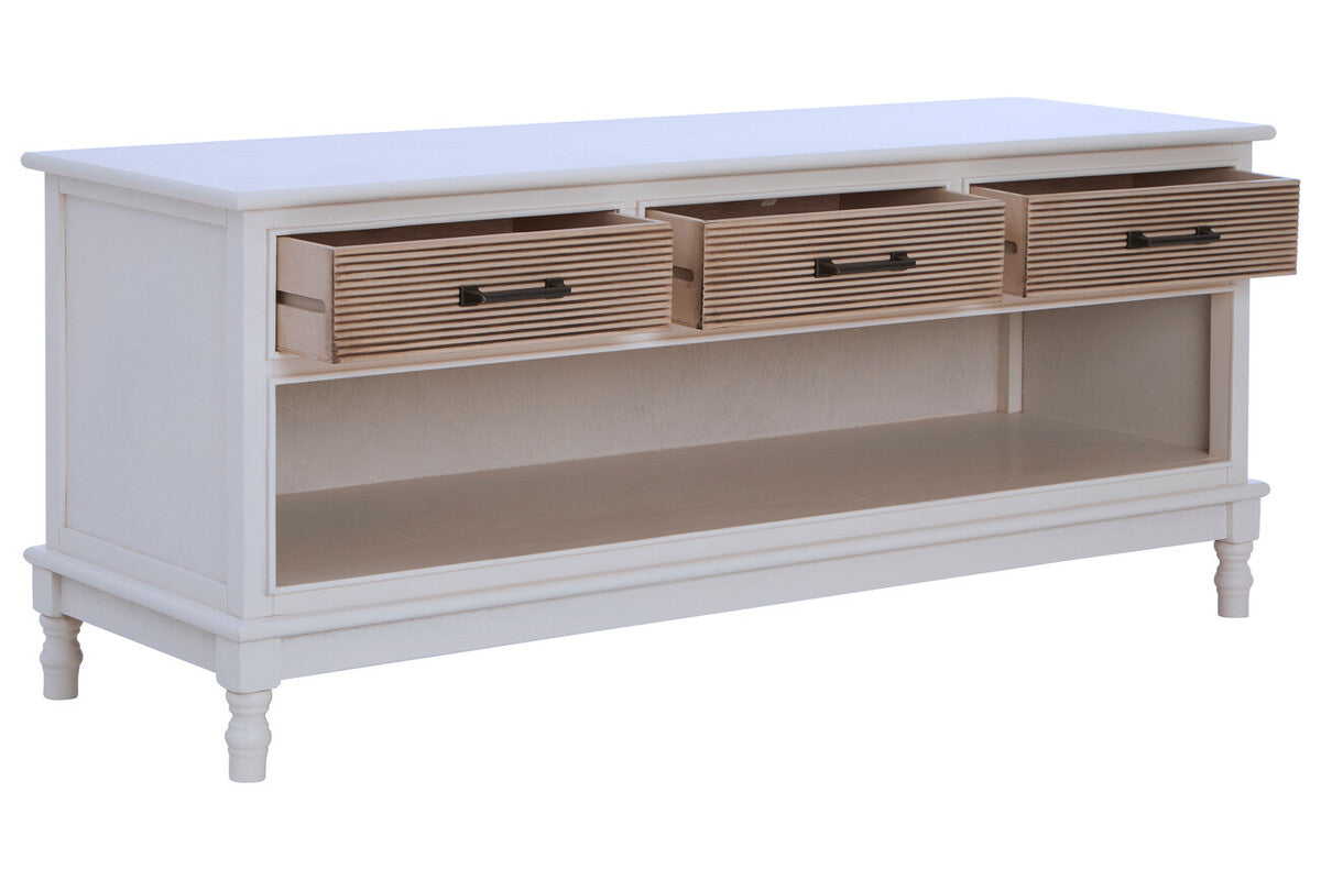 3 Drawer White Cabinet | Heritage