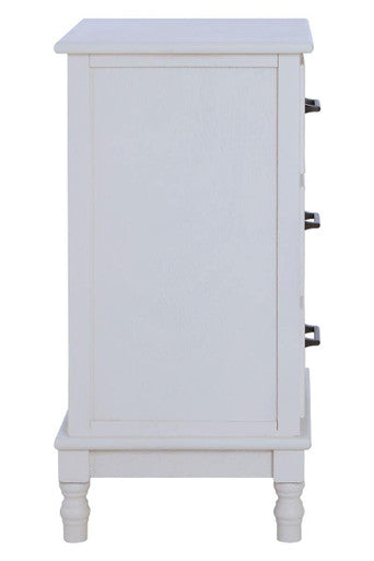 White 3 Drawer Chest | Heritage