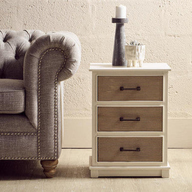 White 3 Drawer Chest | Heritage