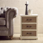 White 3 Drawer Chest | Heritage
