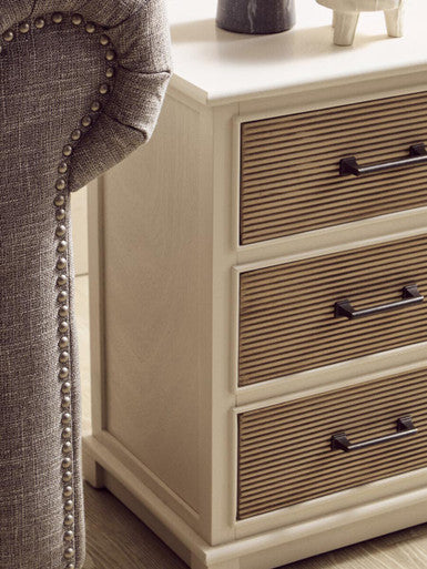 White 3 Drawer Chest | Heritage