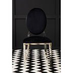 Stackable Silver Finish Dining Chair | Sarita