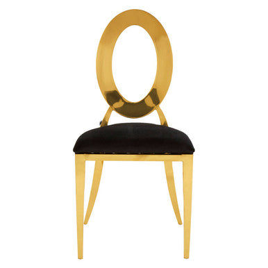 Stackable Gold Frame Dining Chair | Sarita