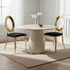 Stackable Gold Frame Dining Chair | Sarita