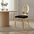 Stackable Gold Frame Dining Chair | Sarita
