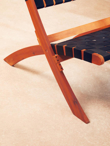 Black Woven Chair | Emilio