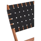 Black Woven Chair | Emilio