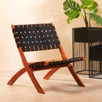 Black Woven Chair | Emilio