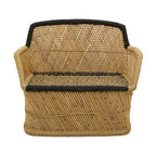 2 Seater Natural and Black Sofa | Rowan