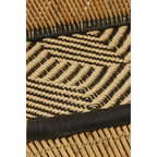 2 Seater Natural and Black Sofa | Rowan