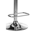 Quilted Bar Stool with Chrome Base | Baina