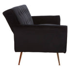 Black Velvet Sofa Bed | Hayton