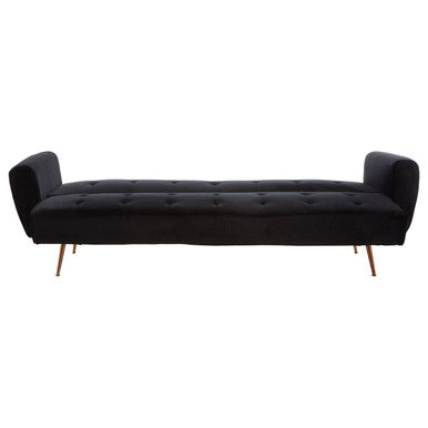 Black Velvet Sofa Bed | Hayton