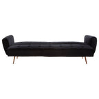 Black Velvet Sofa Bed | Hayton