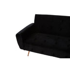 Black Velvet Sofa Bed | Hayton