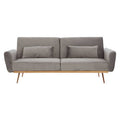 Grey Velvet Sofa Bed | Hatton
