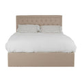 Beige Ottoman Double Bed | Hannah