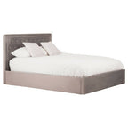 Grey Ottoman King Bed | Hannah