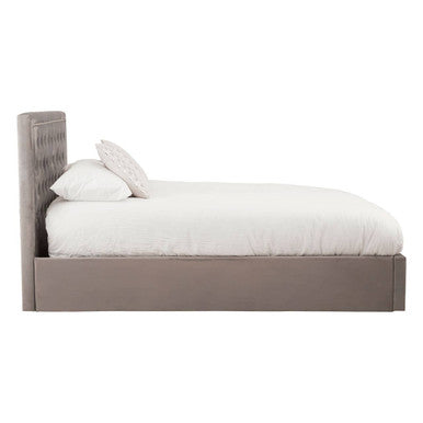 Grey Ottoman King Bed | Hannah