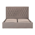 Grey Ottoman King Bed | Hannah