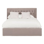 Grey Ottoman King Bed | Hannah