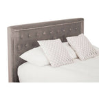 Grey Ottoman King Bed | Hannah