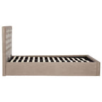 Mink Velvet Ottoman King Bed | Hannah
