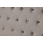 Grey Velvet Ottoman Double Bed | Edison
