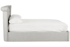 Light Grey Ottoman Double Bed | Edison