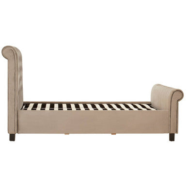 Grey Ottoman Double Bed | Orlando
