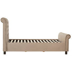 Grey Ottoman Double Bed | Orlando